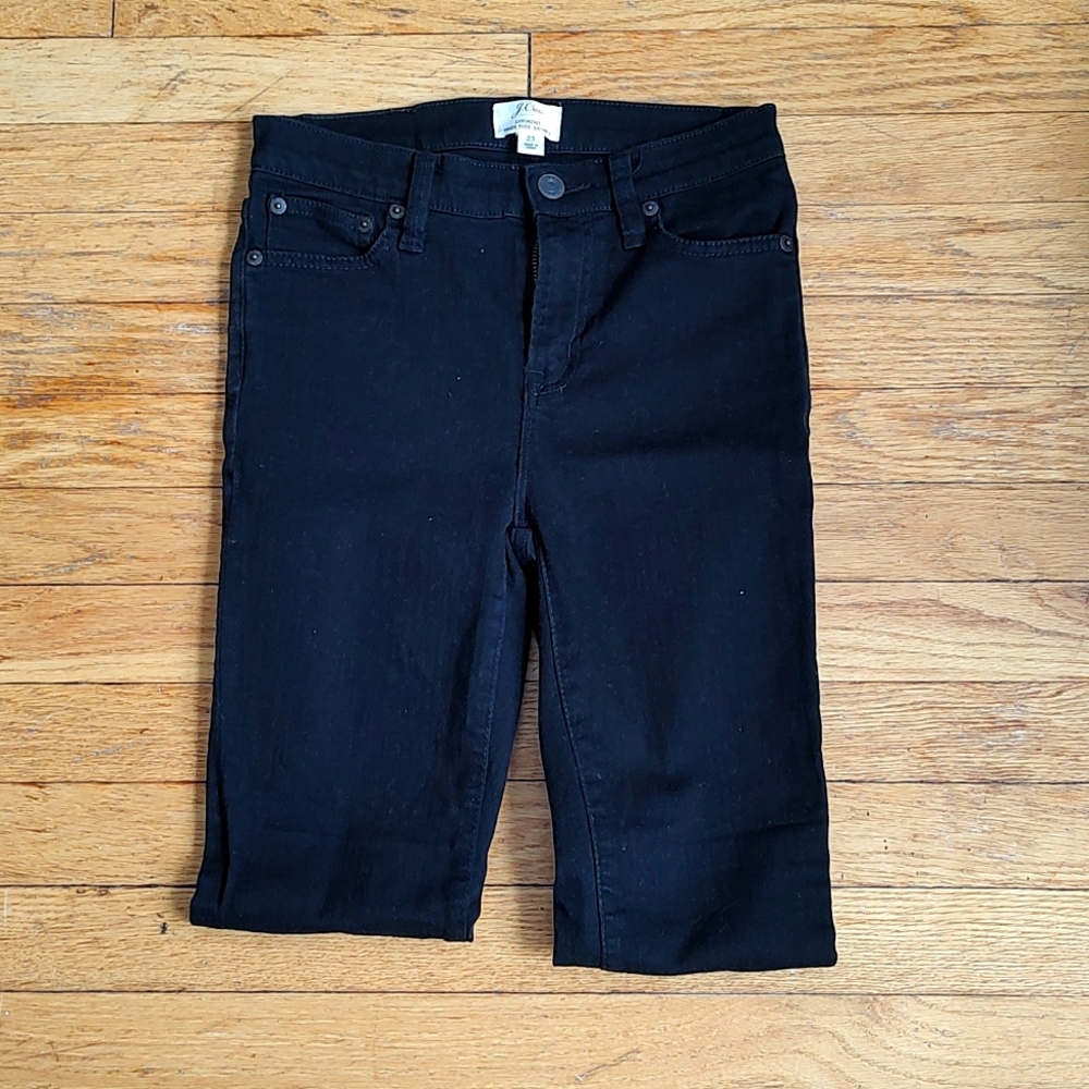 J.Crew Lookout High Rise Skinny 25 in Black